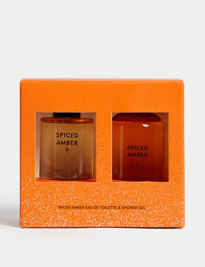 marksandspencer_XMAS2023_GIFTSHOP_T20_0651_panska darkova sada AMBER_ toaletni voda_sprchovy gel_499Kc.jpg